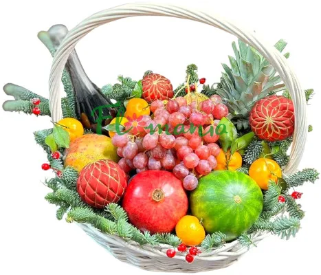 Праздничная корзина богатства и процветания